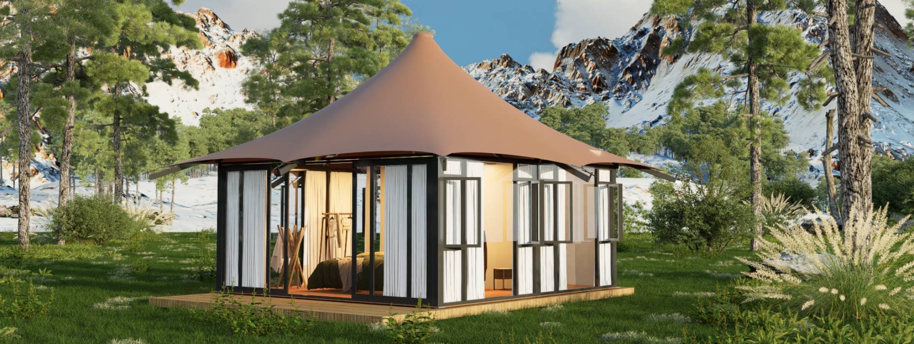 卫滨区多边形帐篷厂家