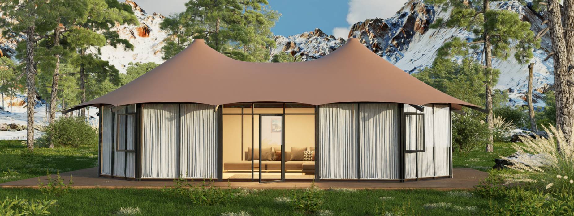 卫滨区多边形帐篷定制